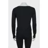 Wool and silk jumper with crystals