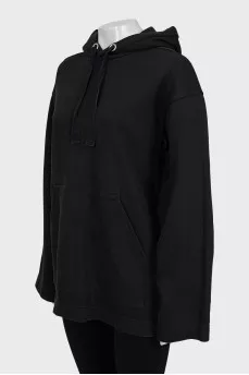 Hoodie with print on the back