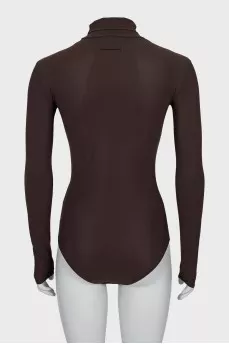 Коричневе боді Jersey