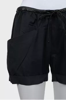 Shorts with patch pockets