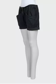 Shorts with patch pockets