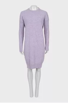 Slim fit wool dress