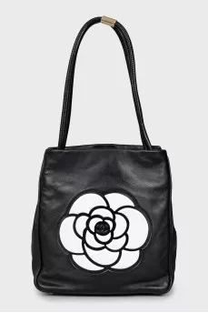 Кожаная сумка Camellia