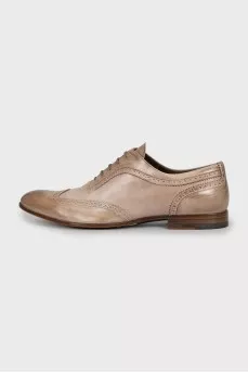 Men's beige brogues