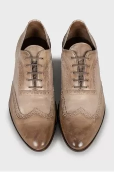 Men's beige brogues
