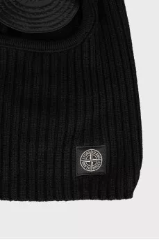 Knitted wool balaclava