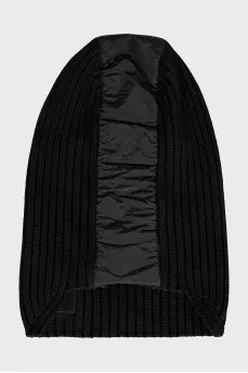 Knitted wool balaclava