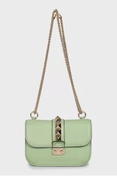 Зелена сумка Rockstud Glam Lock