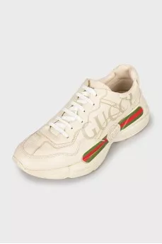 Men's Rhyton leather sneakers