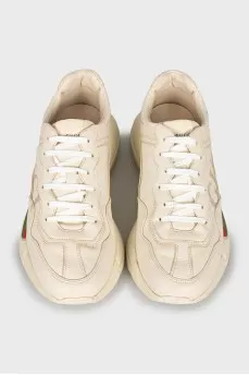Men's Rhyton leather sneakers