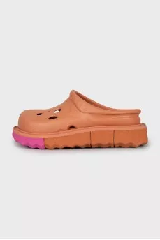 Meteor orange flip flops