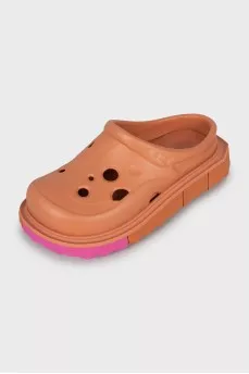 Meteor orange flip flops