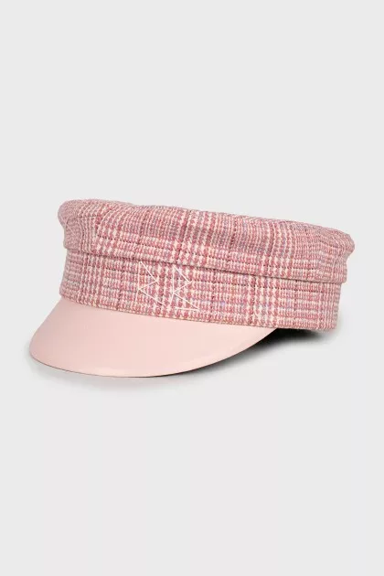 Pink wool cap