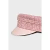 Pink wool cap
