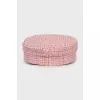Pink wool cap