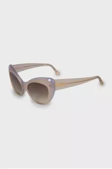 Clear Cat Eye Sunglasses