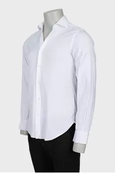 Men's white striped shirt