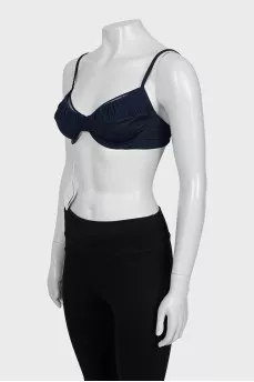Blue swimsuit with tag
