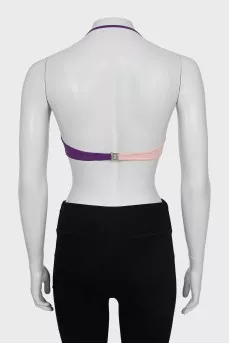 Rhinestone swimsuit with tag