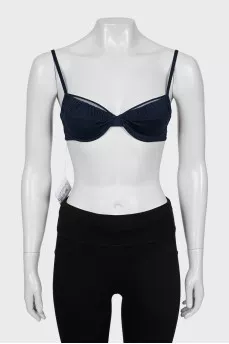 Blue swimsuit with tag
