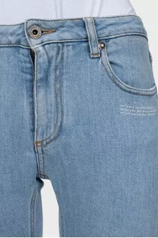 Skinny fit jeans in light blue