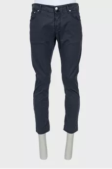 Men's dark blue trousers