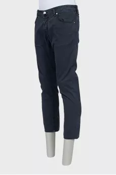 Men's dark blue trousers
