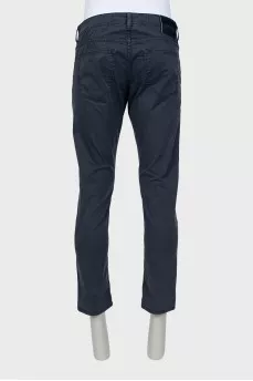 Men's dark blue trousers