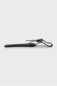 Black clochette keychain