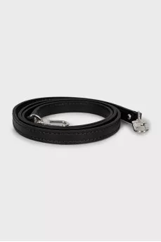 Thin leather belt for bag