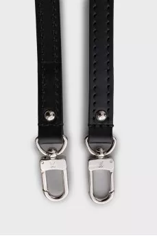 Thin leather belt for bag
