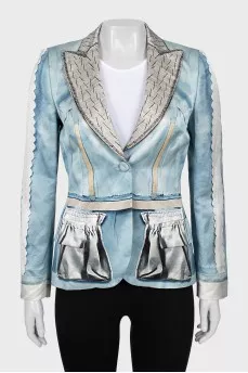 Fitted printed jacket