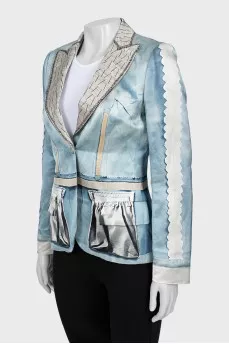 Fitted printed jacket