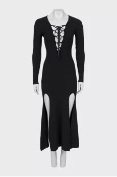Ribbed bodycon maxi dress
