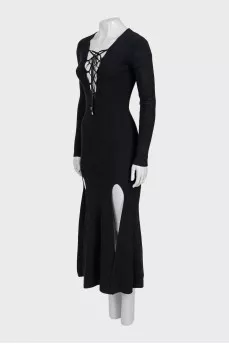 Ribbed bodycon maxi dress
