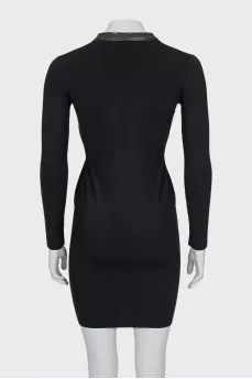 Bodycon dress with zipper