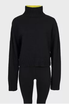 Double neck sweater