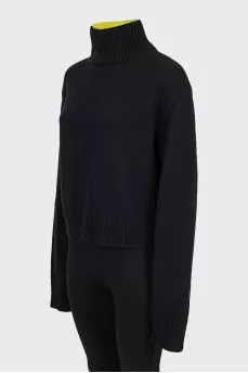 Double neck sweater