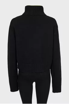 Double neck sweater