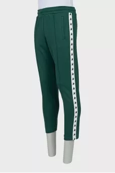 Men's sports pants with stripes