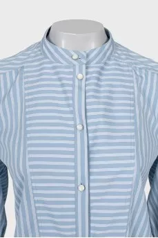 Striped shirt with 3/4 sleeves