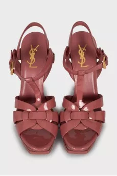 Patent leather Tribute sandals