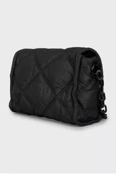 Textile bag with black logo