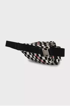 Belt bag in check print