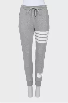 Gray tracksuit with tag