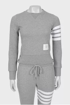 Gray tracksuit with tag