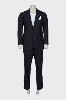Men's suit in dark blue
