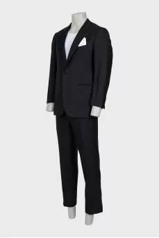Men's suit in dark blue