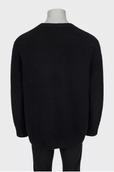 Men's loose fit cardigan