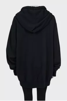 Black zip up hoodie